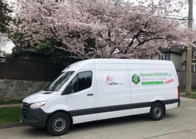 Donation van vehicle